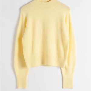 Yellow & Other Stories Mock Neck Sweater